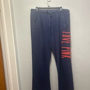 PINK Victoria's Secret Navy Sweatpants M